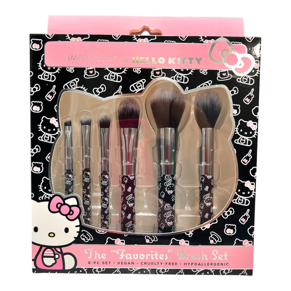 New Impressions Hello Kitty Brush Set of 6